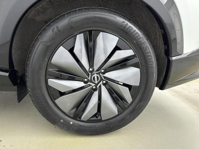 Nissan Ariya Advance 91 kWh airco automatisch | Apple Carplay/Android | cruise control adaptief met Stop&Go en stuurhulp | lederen/stof bekleding | lichtmetalen velgen 19" | navigatiesysteem full map |voorstoelen verwarmd | warmtepomp |