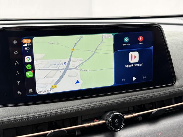 Nissan Ariya Advance 91 kWh / SOH 99% / Fabrieksgarantie tot 12-2027 / CCS snelladen / warmtepomp / Stuur- Stoel & Voorruitverwarming / Apple Carplay Android Auto / Adaptief cruise control / Keyless Enty/Start / Elektrische achterklep /