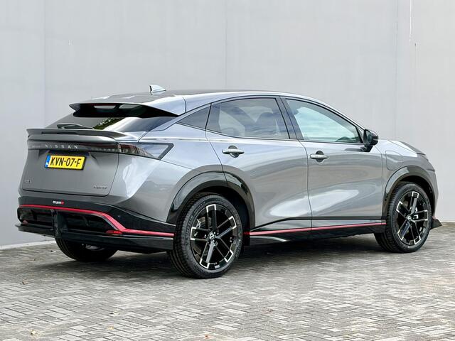 Nissan Ariya e-4ORCE Nismo 91 kWh / 435PK / 417KM WLTP / Alcantara Interieur / F1-Remlicht / Adaptieve Cruise Control / Verwarmde Voorstoelen / Elektr. Voorstoelen / 360 Camera / Elektr. Achterklep / Apple Carplay&Android Auto / Warmtepomp