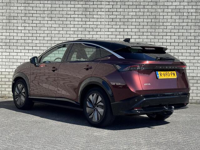 Nissan Ariya Evolve 91 kWh | Stoelverwarming + Ventilatie | BOSE-Audio | Schuif-/kanteldak | 360° Camera | Trekhaak | Stuurverwarming |