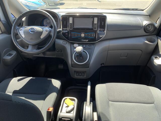 Nissan E-NV200 80KW 24 kWh Evalia 7-persoons Connect Edition ¤ 17.800,- ex btw na Subsidie Climate control Cruise control Navigatie Combi Personenbus Passenger Groepsvervoer Taxi Inclusief BTW en BPM !! Groen rijden Zero emmision
