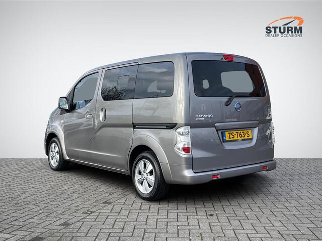 Nissan E-NV200 Evalia 40 kWh Connect Edition 7-Persoons *SUBSIDIE MOGELIJK!* | Navigatie | Camera | 2x Schuifdeur | Stuur- + Stoelverwarming | Keyless Entry | Rijklaarprijs!