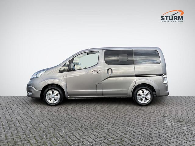 Nissan E-NV200 Evalia 40 kWh Connect Edition 7-Persoons *SUBSIDIE MOGELIJK!* | Navigatie | Camera | 2x Schuifdeur | Stuur- + Stoelverwarming | Keyless Entry | Rijklaarprijs!