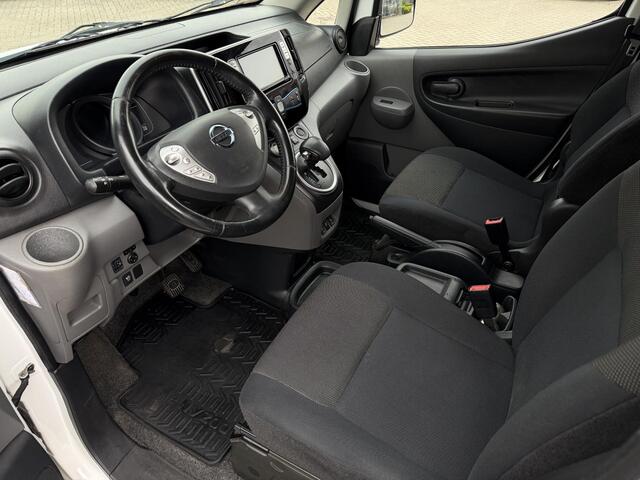 Nissan E-NV200 Business 40 kWh | SoH 88% | Camera | Trekhaak | Inbouwkasten | Stoel + Stuurverwarming | Navigatie | Keyless Start + Entry |