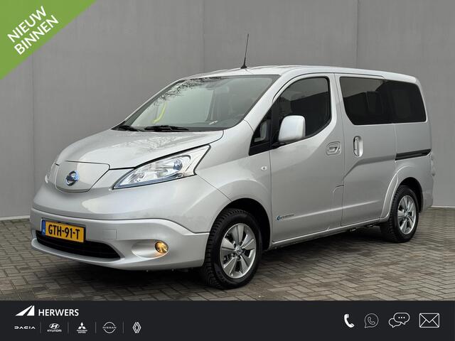 Nissan E-NV200 Evalia Connect Edition / Invalide Auto - Rolstoelvervoer / SOH 83% / Automaat / 5 Zitplaatsen + Rolstoelplek / Hoogteverstelbaar / Camera / Navigatie / Stoel & Stuurverwarming /