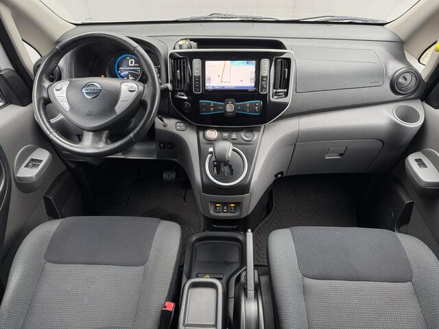 Nissan E-NV200 Evalia Connect Edition / Invalide Auto - Rolstoelvervoer / SOH 83% / Automaat / 5 Zitplaatsen + Rolstoelplek / Hoogteverstelbaar / Camera / Navigatie / Stoel & Stuurverwarming /