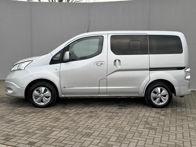 Nissan E-NV200 Evalia Connect Edition / Invalide Auto - Rolstoelvervoer / SOH 83% / Automaat / 5 Zitplaatsen + Rolstoelplek / Hoogteverstelbaar / Camera / Navigatie / Stoel & Stuurverwarming /