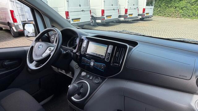 Nissan E-NV200 ZERO EMISSIE 40KWH 80KW 120PK AIRCO/ NAVIGATIE/ CRUISE CONTROL/ CAMERA/ IMPERIAAL/ 100% DEALERONDERHOUDEN