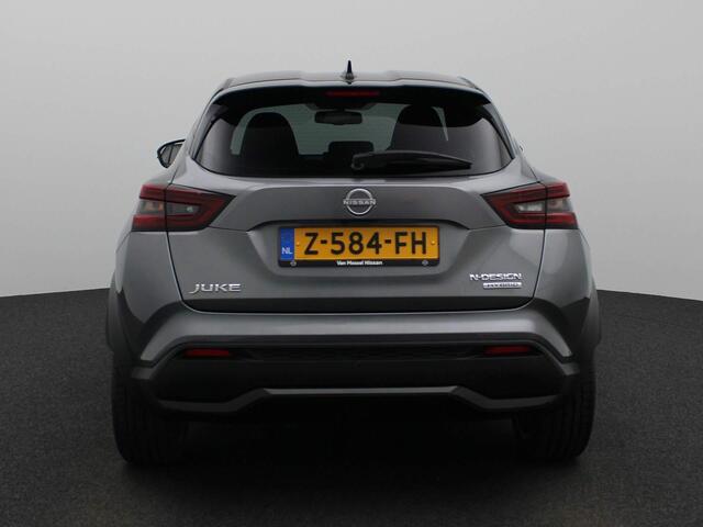 Nissan JUKE 1.6 Hybrid N-Design 143pk | Automaat | Navigatie | Stoel & Stuurverwarming | Achteruitrijcamera | Half-Leder | Parkeersensoren voor & achter