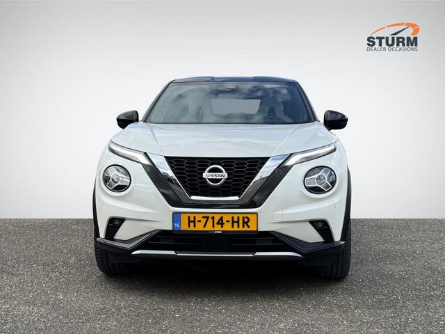 Nissan JUKE 1.0 DIG-T N-Design Interior Pack 'Chic White' | Navigatie | Camera | Apple Carplay/Android Auto | Stoelverwarming | BOSE Audio | 19'' Velgen | Rijklaarprijs!