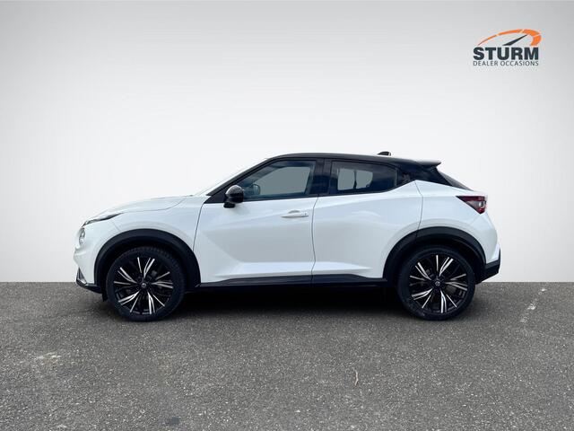 Nissan JUKE 1.0 DIG-T N-Design Interior Pack 'Chic White' | Navigatie | Camera | Apple Carplay/Android Auto | Stoelverwarming | BOSE Audio | 19'' Velgen | Rijklaarprijs!