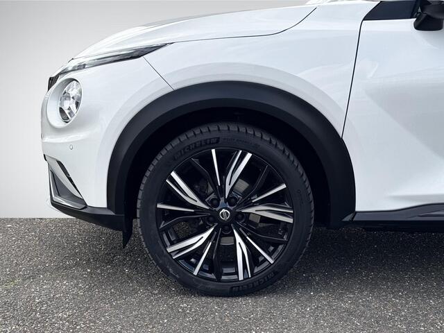 Nissan JUKE 1.0 DIG-T N-Design Interior Pack 'Chic White' | Navigatie | Camera | Apple Carplay/Android Auto | Stoelverwarming | BOSE Audio | 19'' Velgen | Rijklaarprijs!