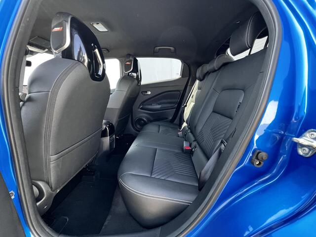 Nissan JUKE 1.0 DIG-T Tekna Automaat / Weinig km / Dealer onderhouden / Pro Pilot / Adapt. CC / Dode hoek detectie / Stuur-, stoel- en voorruitverwarming / Navi / Apple Carplay Android /
