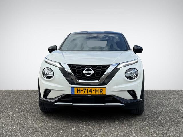 Nissan JUKE 1.0 DIG-T N-Design Interior Pack 'Chic White' | Navigatie | Camera | Apple Carplay/Android Auto | Stoelverwarming | BOSE Audio | 19'' Velgen | Rijklaarprijs!