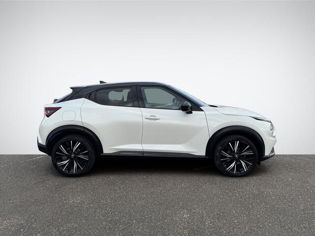 Nissan JUKE 1.0 DIG-T N-Design Interior Pack 'Chic White' | Navigatie | Camera | Apple Carplay/Android Auto | Stoelverwarming | BOSE Audio | 19'' Velgen | Rijklaarprijs!