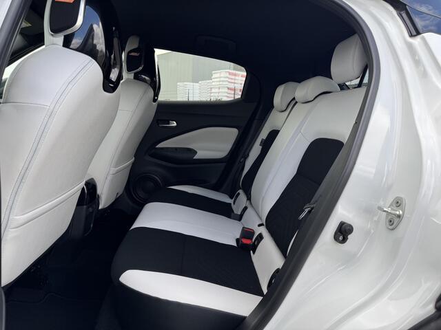 Nissan JUKE 1.0 DIG-T N-Design Interior Pack 'Chic White' | Navigatie | Camera | Apple Carplay/Android Auto | Stoelverwarming | BOSE Audio | 19'' Velgen | Rijklaarprijs!