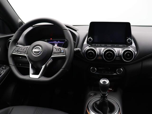 Nissan JUKE 116pk DIG-T Tekna | Rijklaarprijs!! | Trekhaak | Lederen Bekleding | Adaptieve Cruise Control | Rondom Camera's | Apple Carplay & Android Auto |