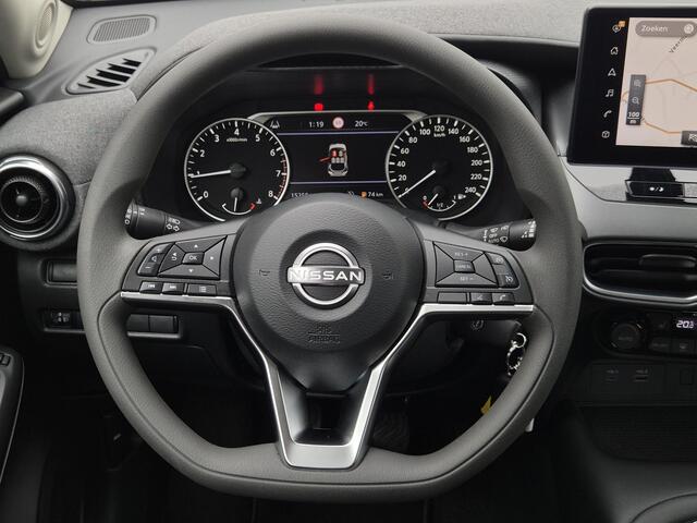 Nissan JUKE 1.0 DIG-T Acenta Handgeschakeld / Nissan Connect Navigatie / Stoelverwarming / Cruise control / Achteruitrijcamera / Apple Carplay Android Auto / Climate control / Allseason Banden /