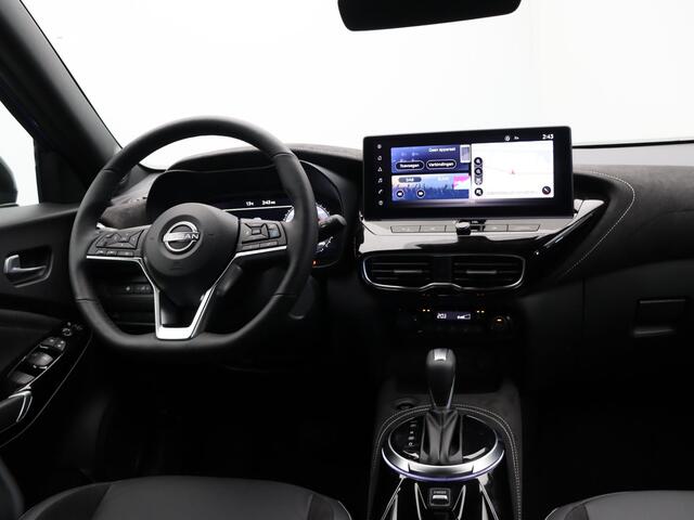 Nissan JUKE 1.6 Hybrid N-Design | Rijklaarprijs!! | Stoel, Stuur en Voorruitverwarming | Draadloze Oplader | Keyless Entry | Cruise Control |