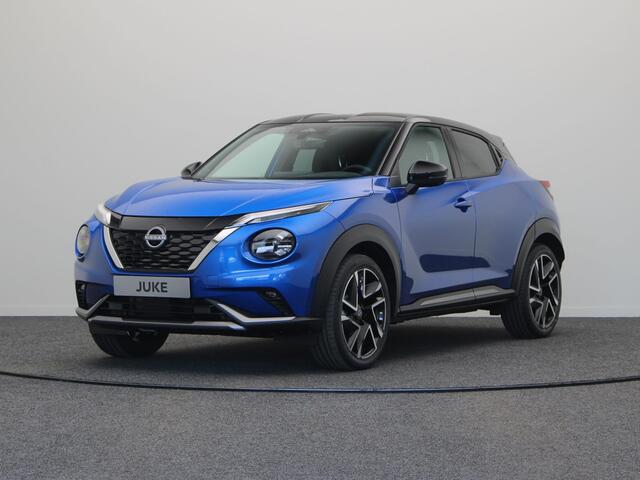 Nissan JUKE 1.6 Hybrid N-Design | Rijklaarprijs!! | Stoel, Stuur en Voorruitverwarming | Draadloze Oplader | Keyless Entry | Cruise Control |