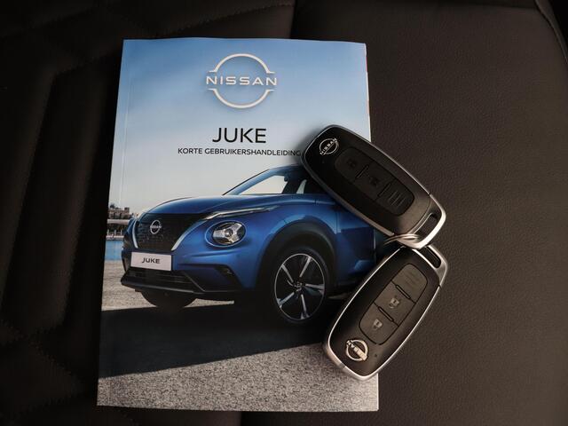 Nissan JUKE 1.6 Hybrid N-Design | Rijklaarprijs!! | Stoel, Stuur en Voorruitverwarming | Draadloze Oplader | Keyless Entry | Cruise Control |