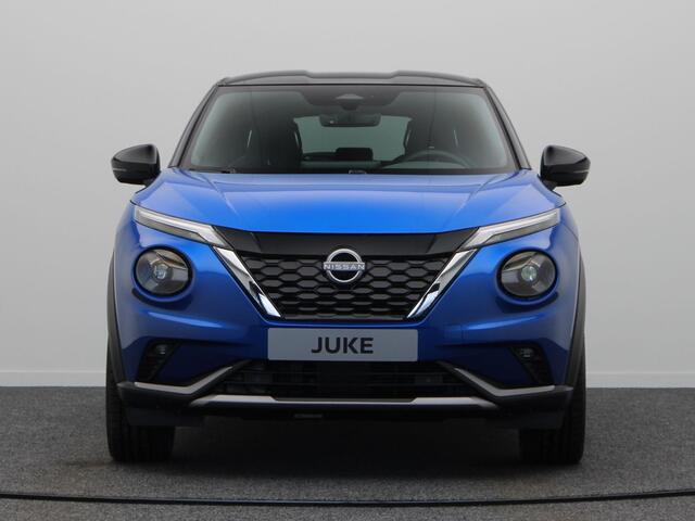 Nissan JUKE 1.6 Hybrid N-Design | Rijklaarprijs!! | Stoel, Stuur en Voorruitverwarming | Draadloze Oplader | Keyless Entry | Cruise Control |