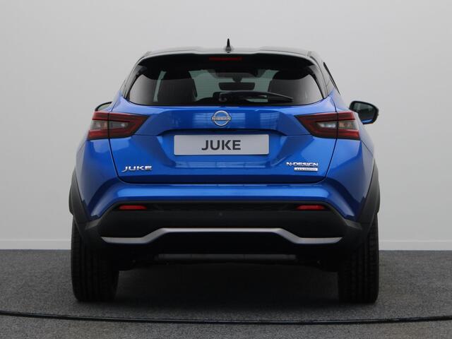 Nissan JUKE 1.6 Hybrid N-Design | Rijklaarprijs!! | Stoel, Stuur en Voorruitverwarming | Draadloze Oplader | Keyless Entry | Cruise Control |