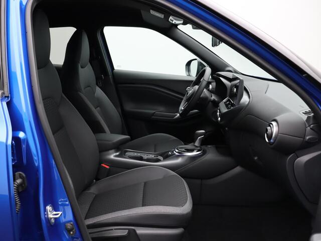 Nissan JUKE 1.6 Hybrid N-Design | Rijklaarprijs!! | Stoel, Stuur en Voorruitverwarming | Draadloze Oplader | Keyless Entry | Cruise Control |