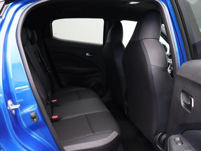 Nissan JUKE 1.6 Hybrid N-Design | Rijklaarprijs!! | Stoel, Stuur en Voorruitverwarming | Draadloze Oplader | Keyless Entry | Cruise Control |