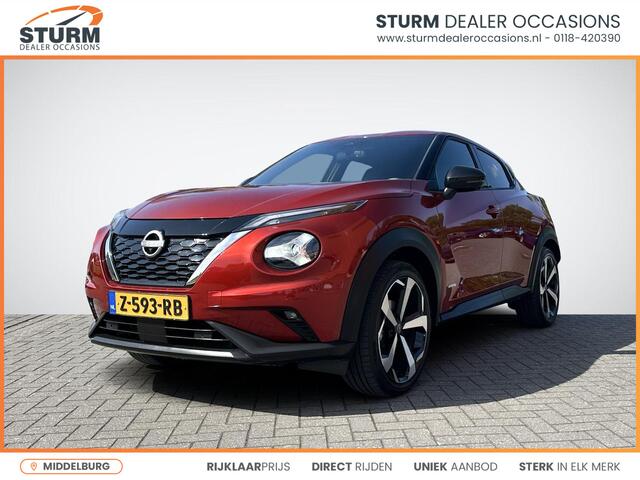 Nissan JUKE 1.6 Hybrid Tekna Sound Pack | Navigatie | 360° Camera | Adapt. Cruise Control | BOSE Audio | Leder | Rijklaarprijs!