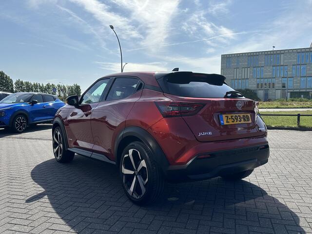 Nissan JUKE 1.6 Hybrid Tekna Sound Pack | Navigatie | 360° Camera | Adapt. Cruise Control | BOSE Audio | Leder | Rijklaarprijs!