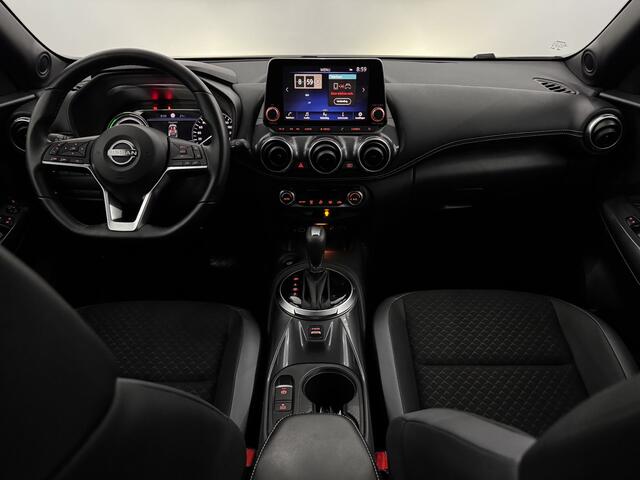 Nissan JUKE 1.6 Hybrid N-Connecta 14PK, Half leder, Camera, Apple carplay, Rijstrook correctie, Cruise control, Keyless start