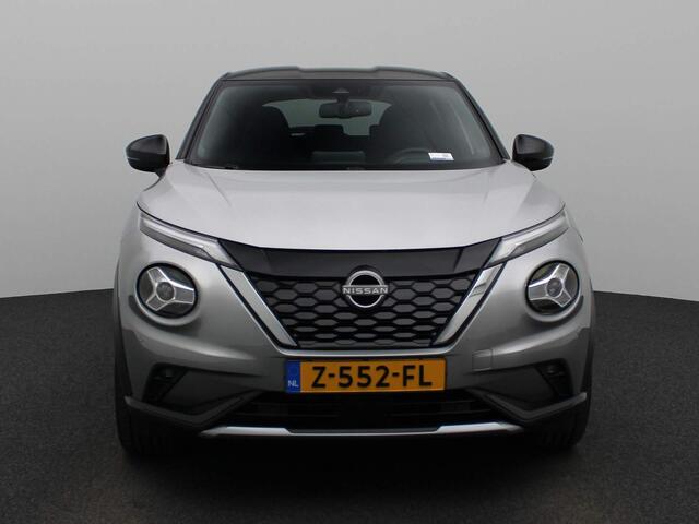 Nissan JUKE 1.6 Hybrid N-Design 143PK | Automaat | Navigatie | Achteruitrijcamera | Half-Leder | Parkeersensoren voor & achter | Apple CarPlay & Android Auto