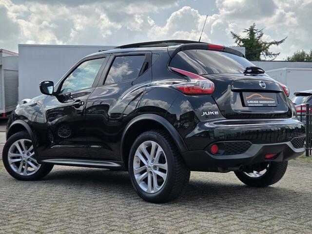 Nissan JUKE 1.2 DIG-T S/S N-Connecta PANORAMADAK|SCHUIFKANTELDAK|ECC/AIRCO|CRUISE CONTROL|USB|BLUE TOOTH|17 INCH Maandag tot Vrijdag van 09.00 tot 20.00 uur en Zaterdag van 09.00 tot 18.00 uur