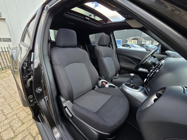 Nissan JUKE 1.2 DIG-T S/S N-Connecta PANORAMADAK|SCHUIFKANTELDAK|ECC/AIRCO|CRUISE CONTROL|USB|BLUE TOOTH|17 INCH Maandag tot Vrijdag van 09.00 tot 20.00 uur en Zaterdag van 09.00 tot 18.00 uur