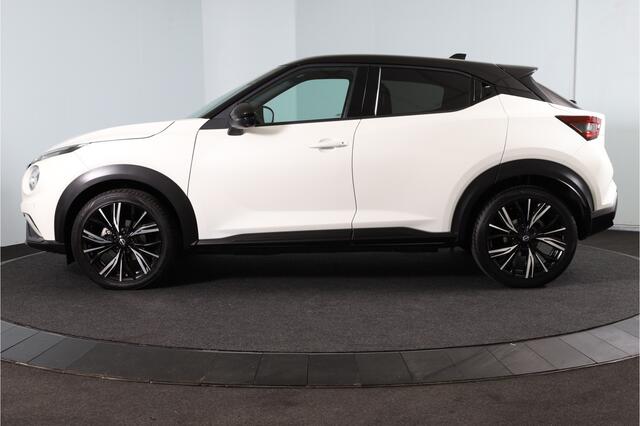 Nissan JUKE 1.0 DIG-T 115 PK N-Design - Automaat | Adapt. Cruise | Stoel-+Voorruitverw. | Bose | 360 Camera | NAV + App. Connect | ECC | LM 19" | Afn. Trekhaak |