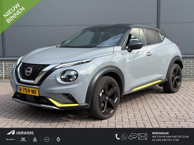 Nissan JUKE 1.0 DIG-T Kiiro / Eerste Eigenaar / Dealer Onderhouden / Lage Km Stand / Navigatie / Keyless / Stoel Verwaming /