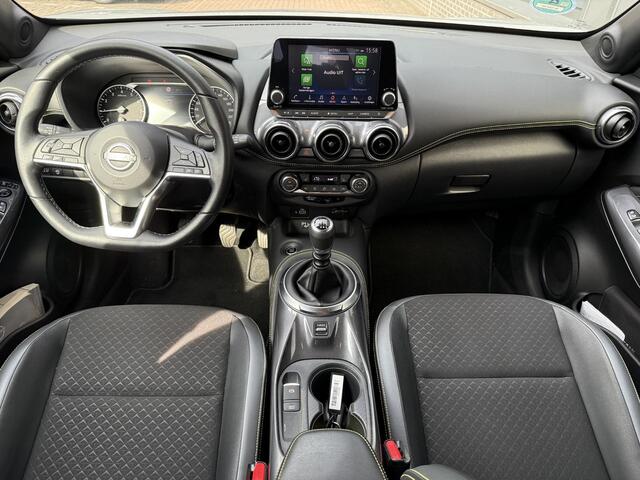 Nissan JUKE 1.0 DIG-T Kiiro / Eerste Eigenaar / Dealer Onderhouden / Lage Km Stand / Navigatie / Keyless / Stoel Verwaming /