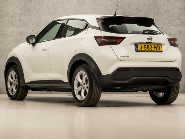 Nissan JUKE 1.0 DIG-T Acenta Sport (APPLE CARPLAY, GROOT NAVI, CAMERA, GETINT GLAS, LM VELGEN, LED KOPLAMPEN, SPORTSTOELEN, CRUISE, ZWART HEMEL, NIEUWE APK, NIEUWSTAAT)