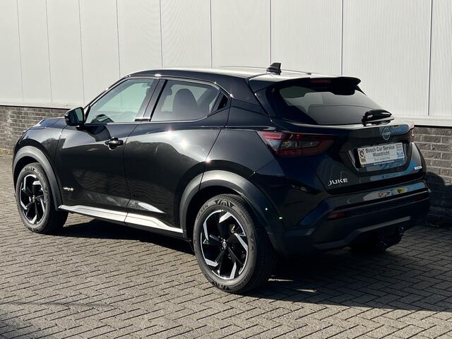 Nissan JUKE 1.6 Hybrid N-Connecta | 1/2 Leer | Carplay | Camera | Key-less | Interesse, Proefrit? Bel of app met: 06-24 28 28 42