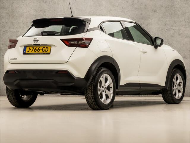 Nissan JUKE 1.0 DIG-T Sport (APPLE CARPLAY, GROOT NAVI, CAMERA, LM VELGEN, ZWART HEMEL, SPORTSTOELEN, LED KOPLAMPEN, GETINT GLAS, CRUISE, NIEUWE APK, NIEUWSTAAT)