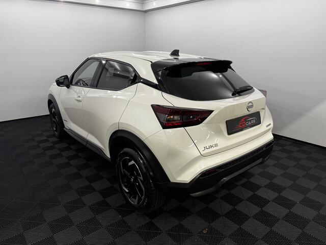 Nissan JUKE 1.6 Hybrid N-Connecta Half leder, Camera, Apple carplay, Keyless start, Cruise control, Rijstrook correctie, 2 jaar garantie