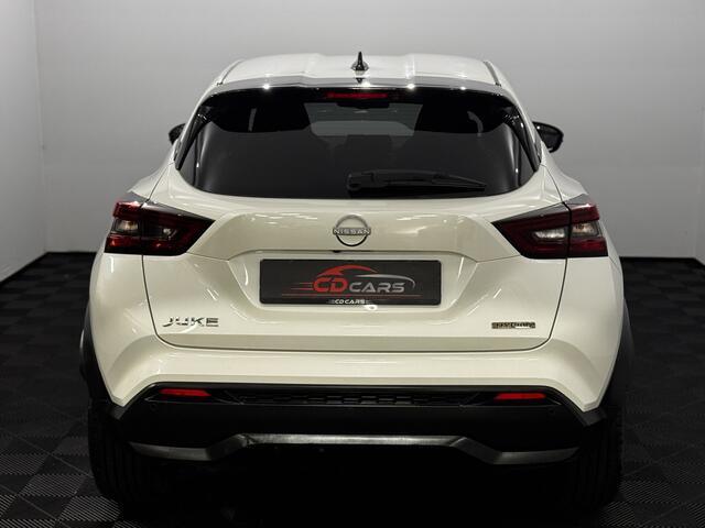 Nissan JUKE 1.6 Hybrid N-Connecta Half leder, Camera, Apple carplay, Keyless start, Cruise control, Rijstrook correctie, 2 jaar garantie