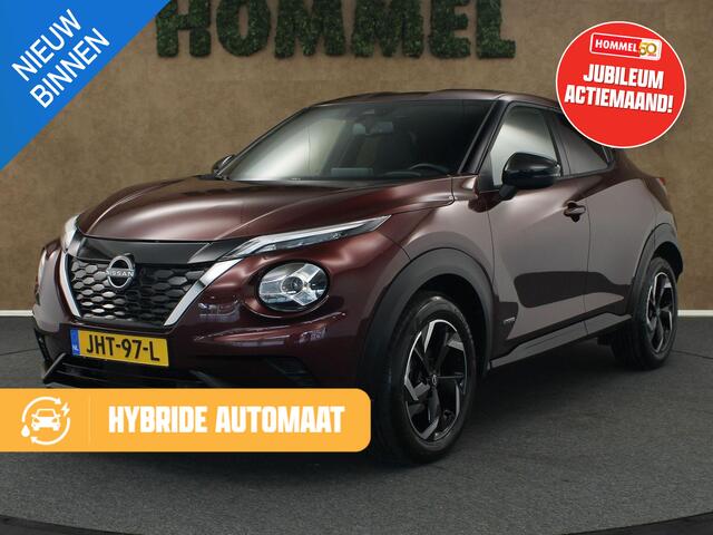 Nissan JUKE 1.6 Hybrid N-Connecta - CRUISE CONTROL - APPLE CARPLAY/ANDROID AUTO - CAMERA - CLIMATE CONTROL - PARKEERSENSOREN VOOR + ACHTER - KEYLESS START/ENTRY - LED KOPLAMPEN - LICHTMETALEN VELGEN 17 INCH