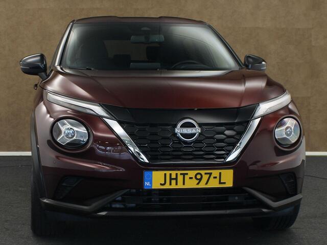 Nissan JUKE 1.6 Hybrid N-Connecta - CRUISE CONTROL - APPLE CARPLAY/ANDROID AUTO - CAMERA - CLIMATE CONTROL - PARKEERSENSOREN VOOR + ACHTER - KEYLESS START/ENTRY - LED KOPLAMPEN - LICHTMETALEN VELGEN 17 INCH