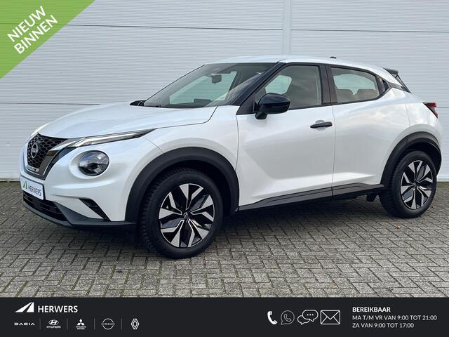 Nissan JUKE 1.0 DIG-T Acenta / airco (automatisch)/ Apple Carplay/Android Auto/ navigatiesysteem full map/ lichtmetalen velgen 17"/