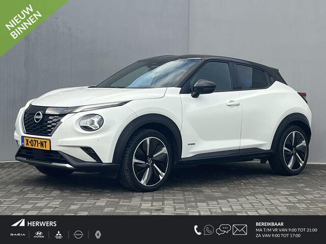Nissan JUKE 1.6 Hybrid N-Design / Achteruitrijcamera / Cruise- en Climate Control / Apple Carplay & Android Auto / Keyless Entry & Start / Navigatie full map / Parkeersensoren voor en achter / DAB Radio