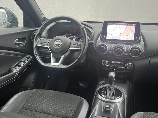 Nissan JUKE 1.6 Hybrid N-Design / Achteruitrijcamera / Stuur- en Stoelverwarming / Voorruitverwarming / Cruise- en Climate Control / Apple Carplay & Android Auto / Keyless Entry & Start / Navigatie full map / Parkeersensoren voor en achter /