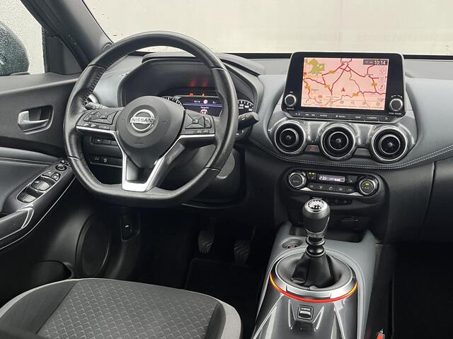 Nissan JUKE 1.0 DIG-T Premiere Edition / Trekhaak (Trekgewicht 1.250kg) / Dealeronderhouden / Achteruitrijcamera / Apple Carplay & Android Auto / Keyless Entry & Start / Navigatie full map / Cruise- en Climate Control / Stoelverwarming / Voorruitverwarming / Parkeers