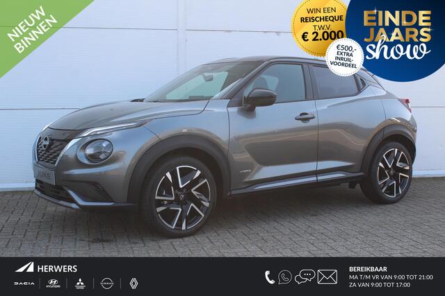 Nissan JUKE 1.6 Hybrid N-Design / ¤ 3.500,- EINDEJAARSVOORDEEL / Nieuw uit Voorraad Leverbaar / Cold Pack /
